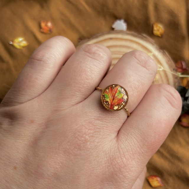 Leaf Ring - Adjustable