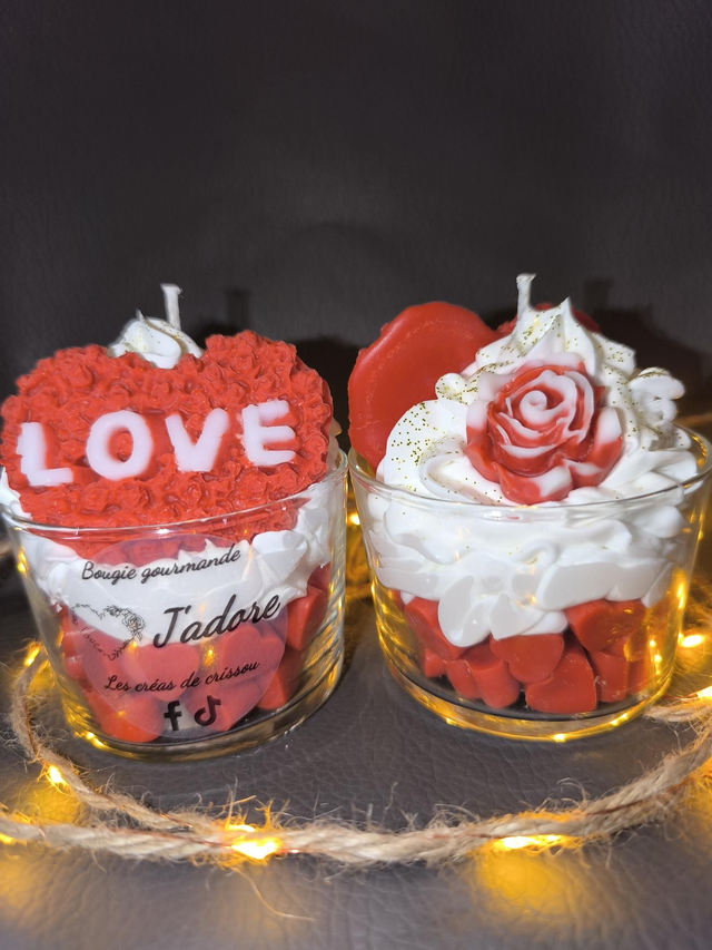 Bougie Saint -valentin 