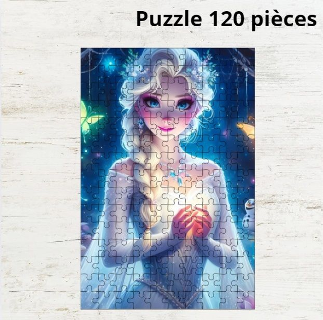puzzle Elsa Reine des Neiges