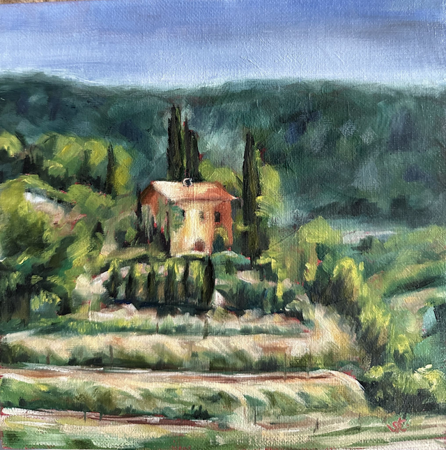 Ein Hauch Toskana - Feine Ölmalerei für dein Zuhause