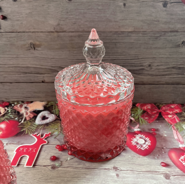 Glass Candle - Cinq (Chanel no.5)