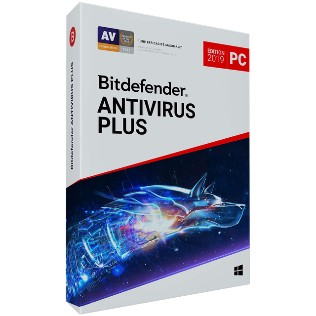 Logiciel sécurité Bitdefender - Antivirus Plus 2019 - 2 Ans / 3 PC
