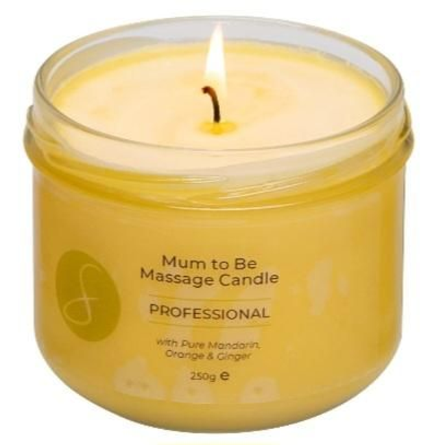 Mum to be massage candle