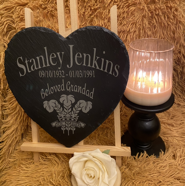 Hearts 25cm Memorial various