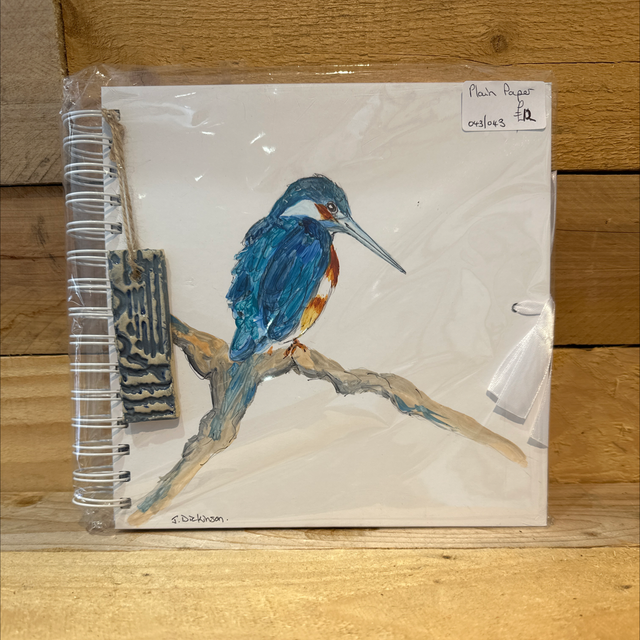 Kingfisher Plain Paper Notebook 