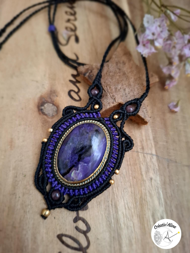 Collier Charoite 🪷