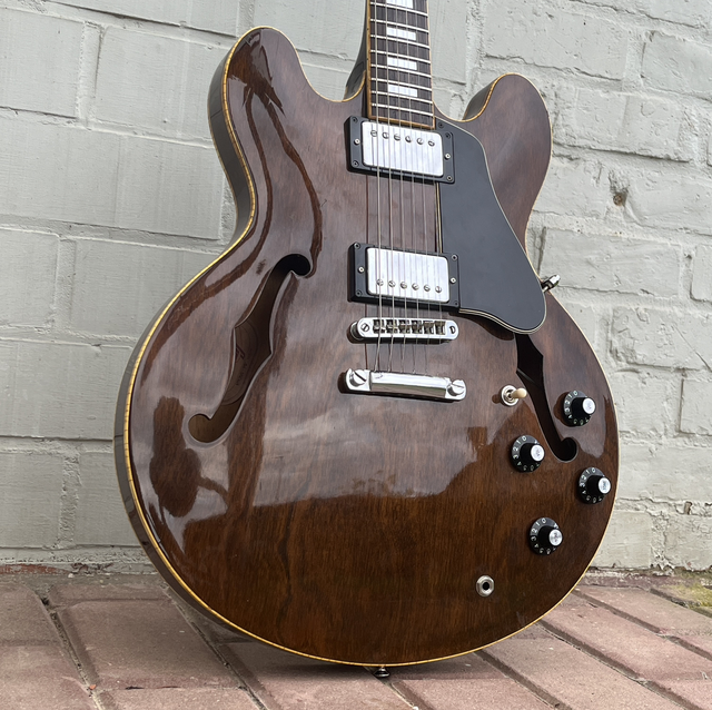 RARE 1978 Greco SA-550WA Walnut (Gibson ES-335) … SMALL BLOCK Centerblock Version ... with Original Maxon U-1000 PAF Clone/Replica Pickups