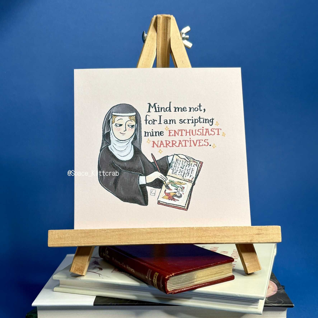 Enthusiast narratives print (digitalna grafika)