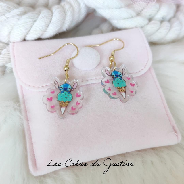 Boucles d&#039;oreilles Stitch 