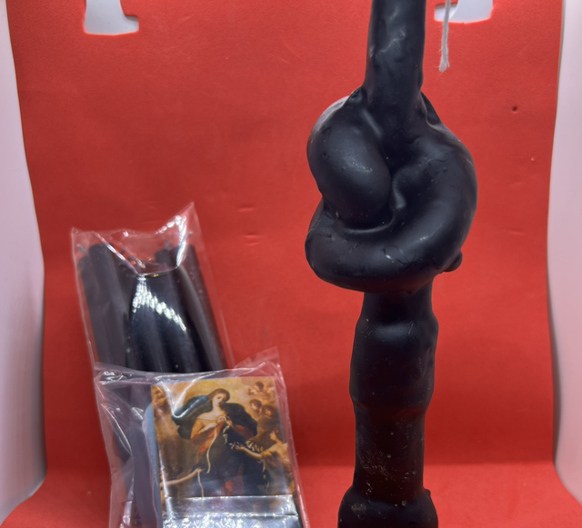 Kit "Marie qui défait les nœuds" – Bougie Noire
