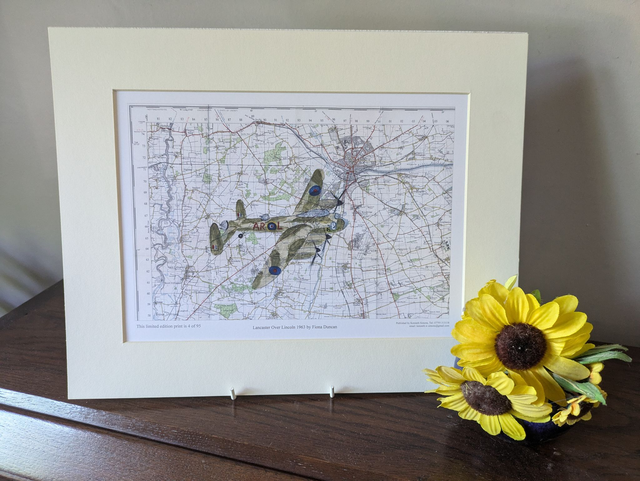 Lancaster over Lincoln