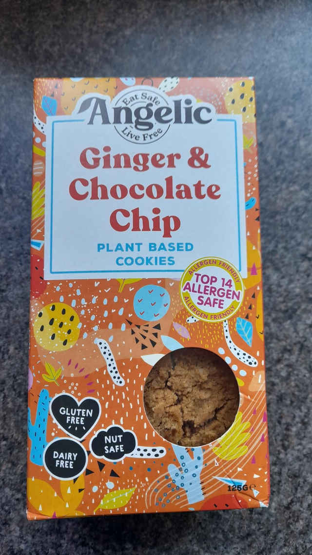 Angelic Ginger &amp;Chocolate chip Plant based cookies