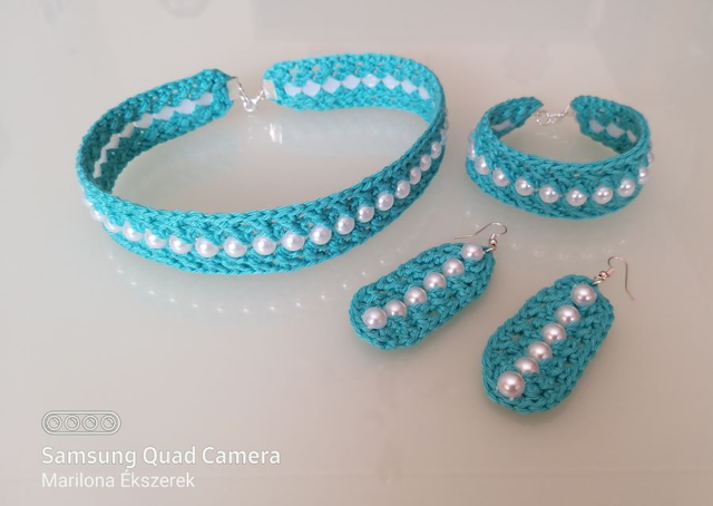 Türkiz szett gyöngyös