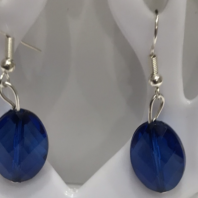 Blue Dangling Earrings - BDE4569