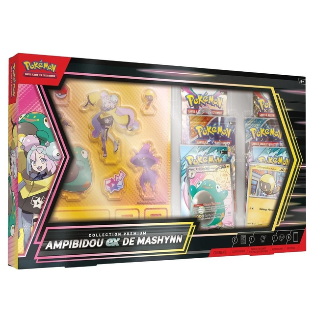Coffret Collection Premium Ampibidou Ex De Mashynn FR POKEMON
