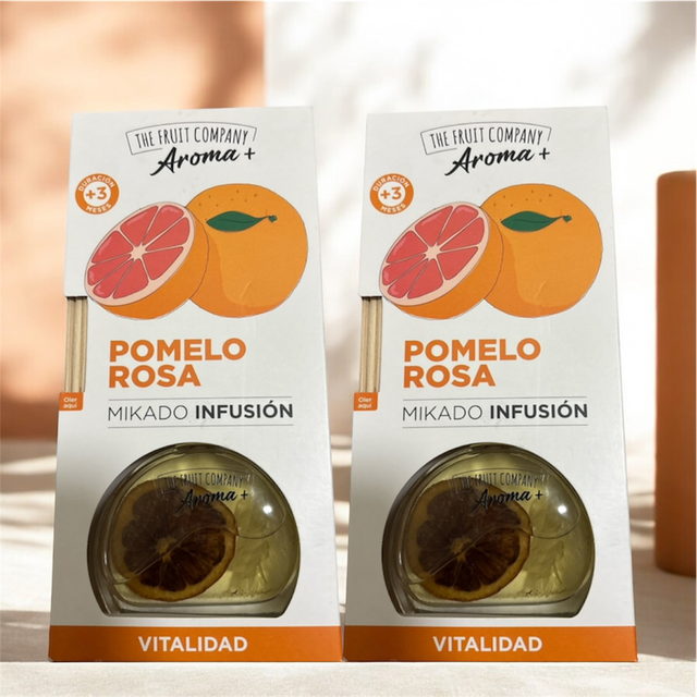 Diffuseur mikado pamplemousse rose X2