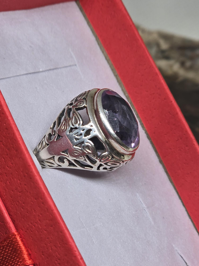 Bague Argent 925 et Améthyste