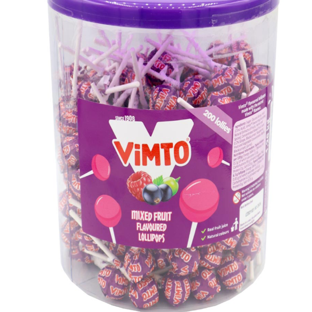 Vimto lolly