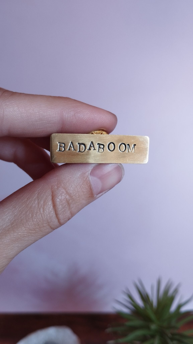 Pin's "Badaboom"