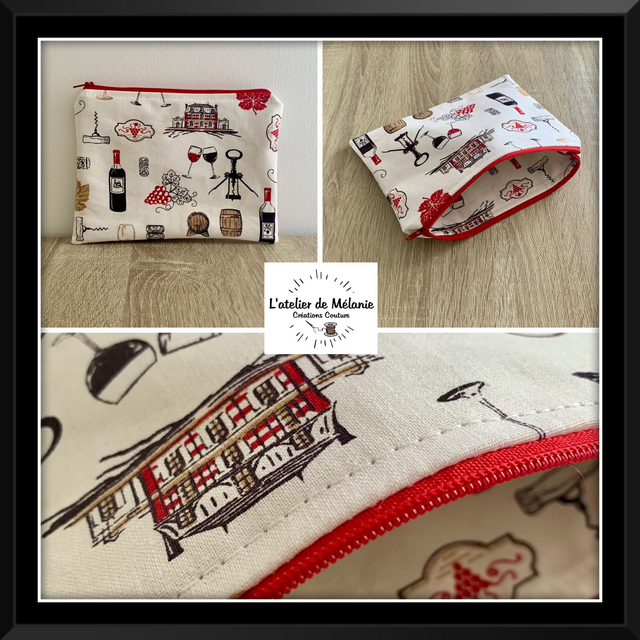 Pochette zippée