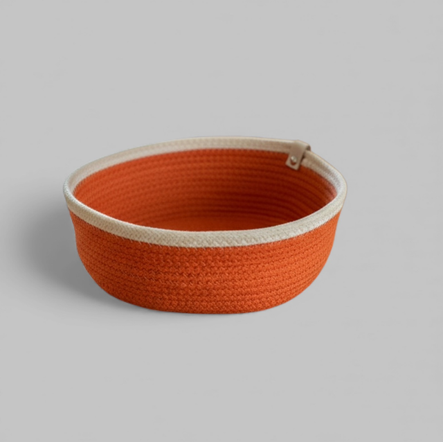 Panier haut double bordure bi-color