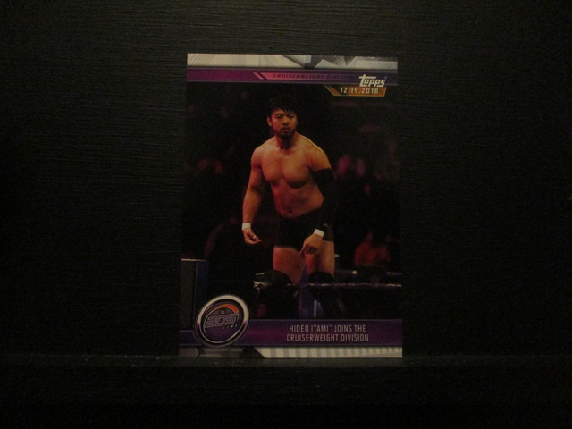 Hideo Itami Joins The Cruiserweight Division - Champions Original Trading Card #45
