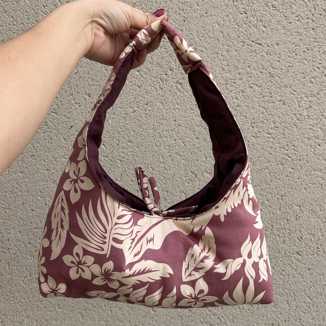 Sac à main pourpre