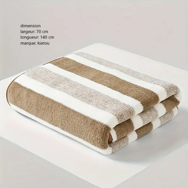 Serviette en polyester pour sécher, adultes unisexe 70 X 140 cm