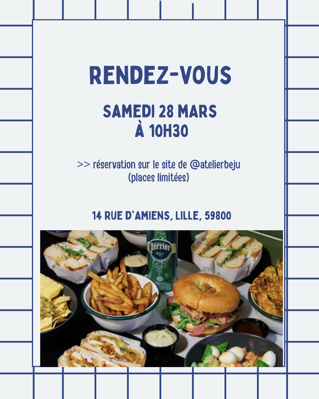 Samedi 28 Mars 10h30 au QG