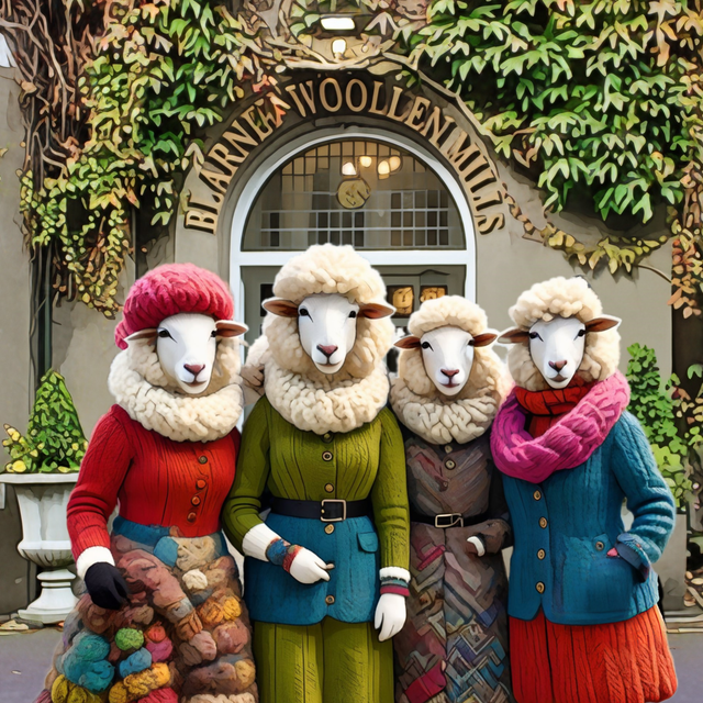 Girls Out on the Town, Blarney Woollen Mills