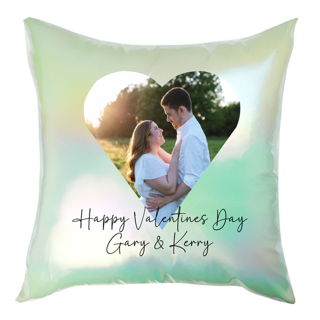 Holographic Light Green Cushion - Photograph 