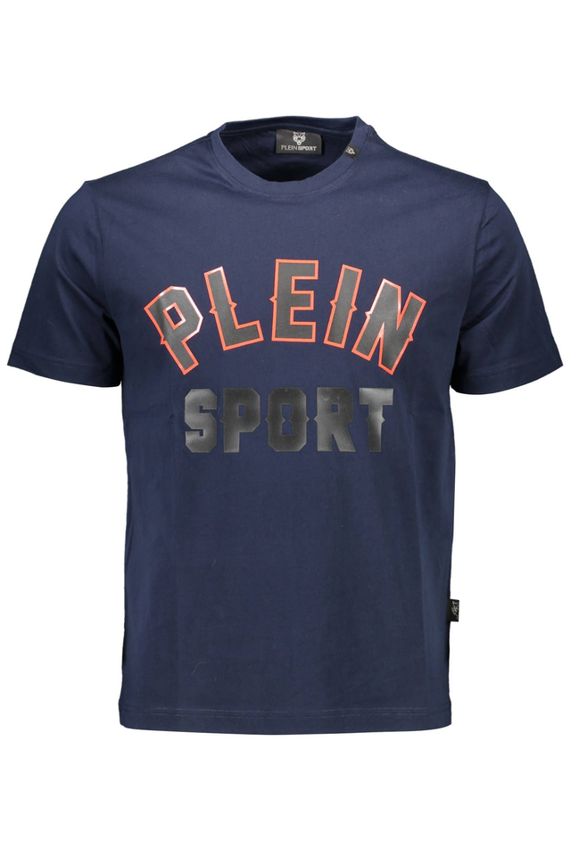1247PLEIN SPORT T-SHIRT MANICHE CORTE UOMO BLU