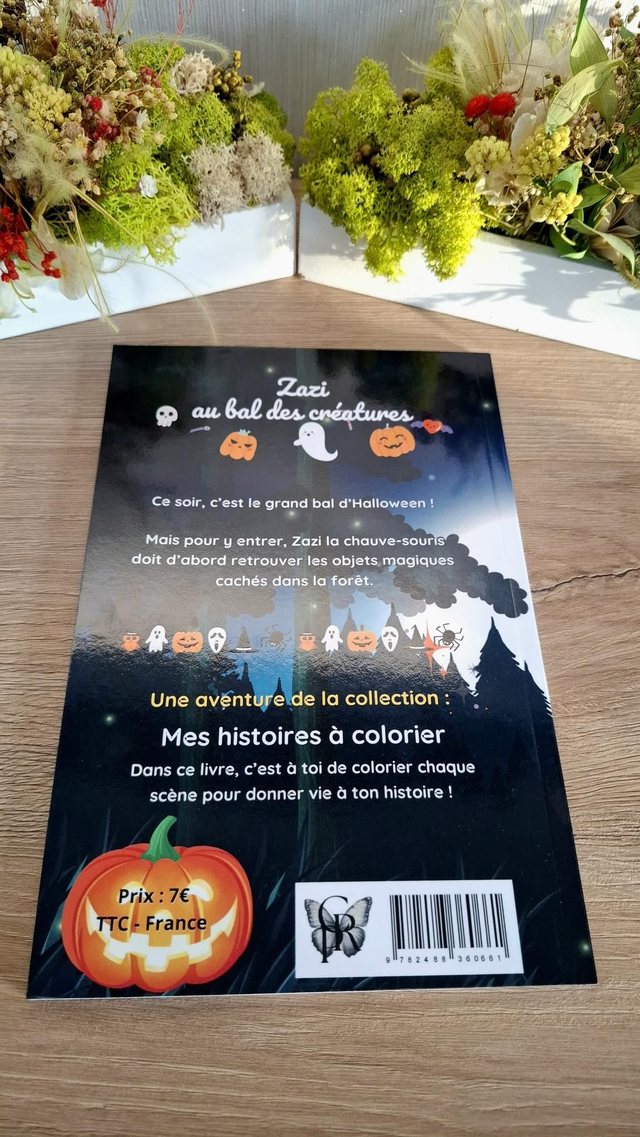 Zazi au bal des créatures : Mes histoires à colorier
