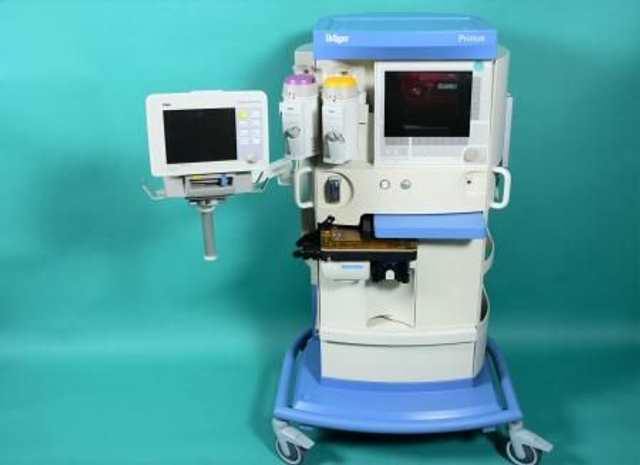 Station de travail d'anesthésie mobile DRÄGER Primus avec E-Vent Plus, système électronique ...