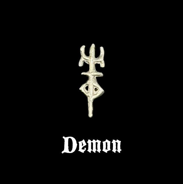 Demon Sigil Charm Necklace
