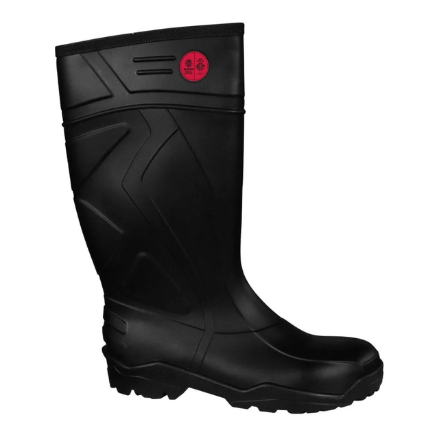 Bota V-Flex 940 PVC Con Punta Y Plantilla De Acero Negra