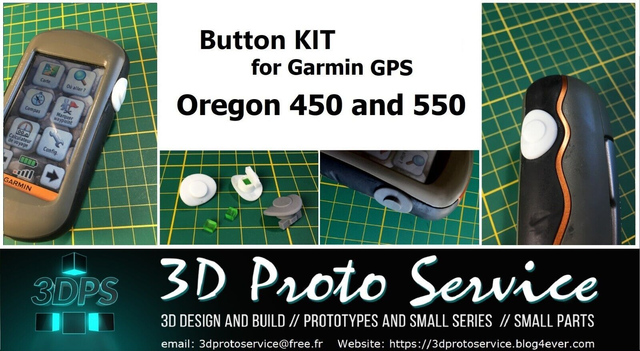 Garmin Oregon 450 / 550 On/Off Power Button Repair kit / Bouton - Cover