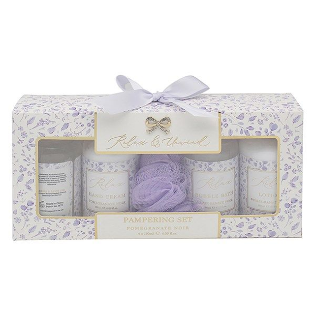 Pamper By Hearts Design Pamper Set - Pomegranate Noir