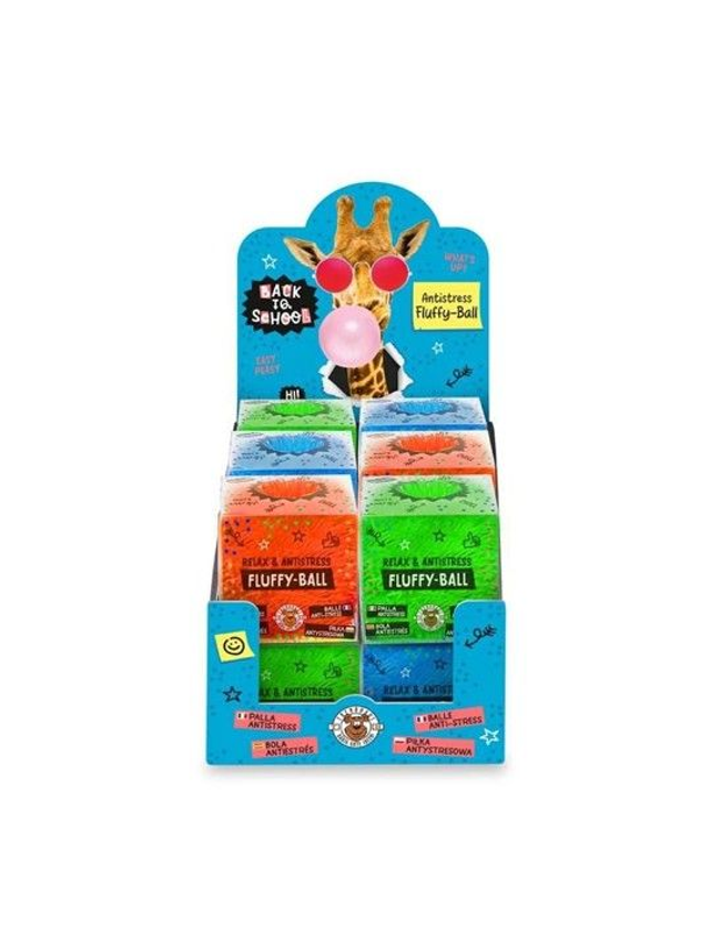 AFDS NE Relax & Antistress Fluffy-Ball, 3-fach sortiert