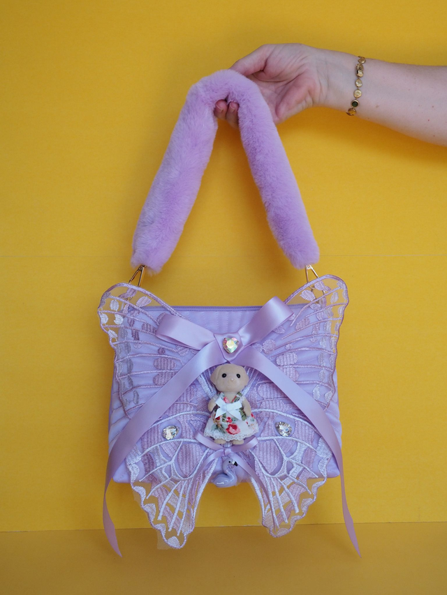 Pheobe Butterfly Dog Mini Sweetheart Handbag