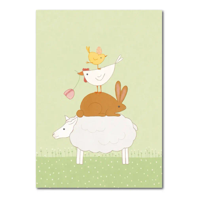 Stapel dieren | Kaart