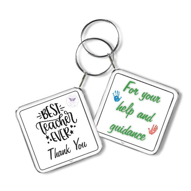 Square Key Ring SKR02