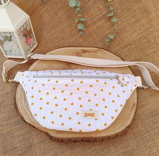sac banane- mode femme- coeur caramel