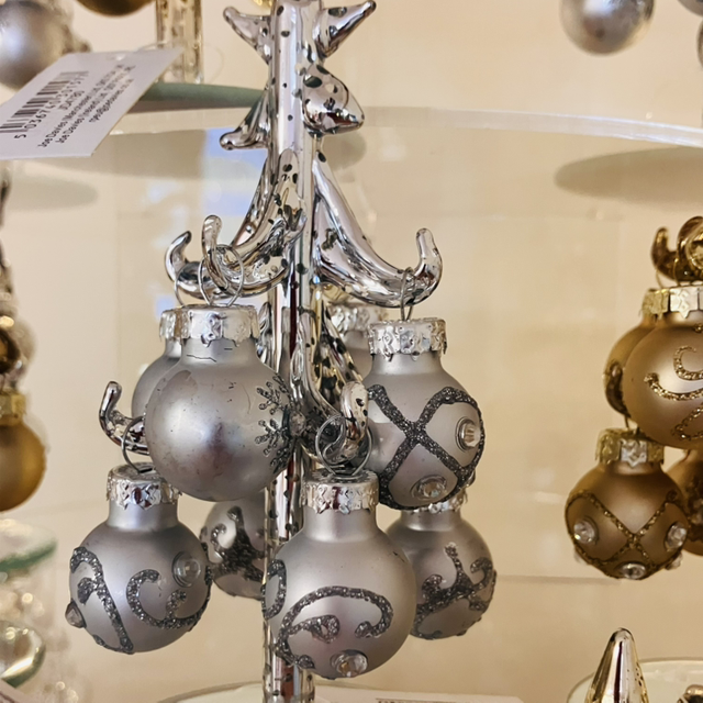 Christmas Decorations - Small Silver Tree