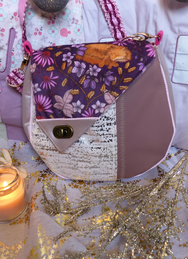 Sac PERLA mauve