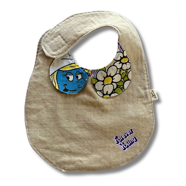 Bavoir col « Forever Schtroumpfette »