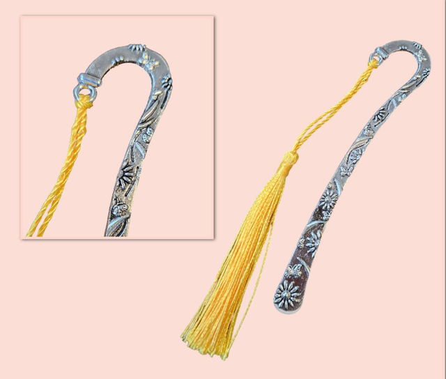 Yellow Tassel Bookmark