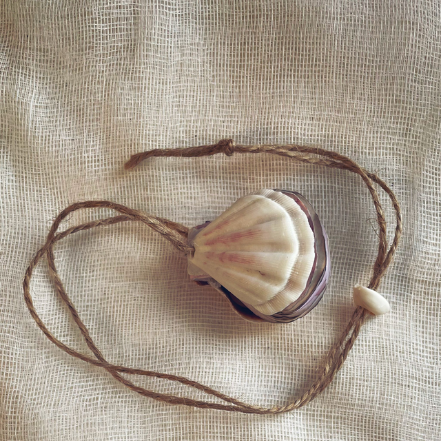 Shell book charm
