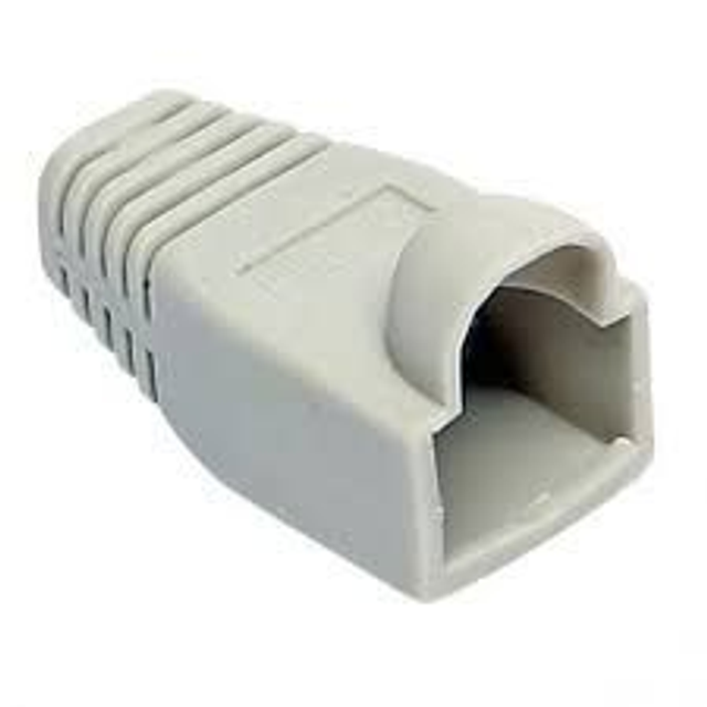 manicotto copriplug rj45 colore grigio