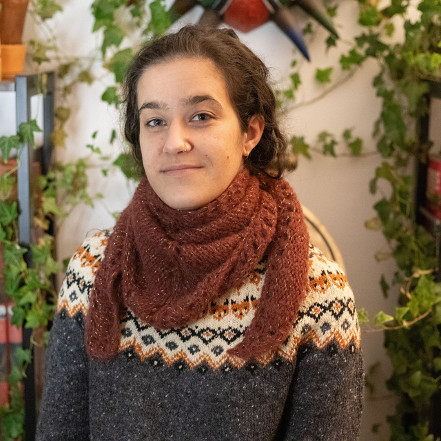 EN STOCK Mini chale - rouge bordeaux